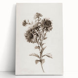 Grunge Wall Art - Distressed Sunflower Canvas Print for Modern Decor