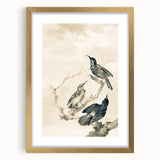 Urban Grunge Bird Art Print - Abstract Canvas for Modern Home Decor