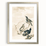 Urban Grunge Bird Art Print - Abstract Canvas for Modern Home Decor