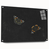 Urban Grunge Art - Butterfly Canvas Print for Modern Wall Decor