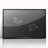 Urban Grunge Art - Butterfly Canvas Print for Modern Wall Decor