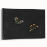 Urban Grunge Art - Butterfly Canvas Print for Modern Wall Decor