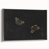 Urban Grunge Art - Butterfly Canvas Print for Modern Wall Decor