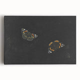 Urban Grunge Art - Butterfly Canvas Print for Modern Wall Decor