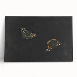 Urban Grunge Art - Butterfly Canvas Print for Modern Wall Decor