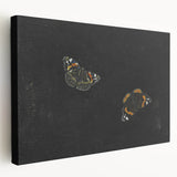 Urban Grunge Art - Butterfly Canvas Print for Modern Wall Decor