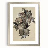 Grunge Citrus Botanical Art - Distressed Vintage Lemon Canvas Print