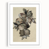 Grunge Citrus Botanical Art - Distressed Vintage Lemon Canvas Print