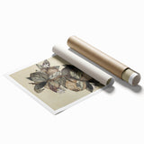 Grunge Citrus Botanical Art - Distressed Vintage Lemon Canvas Print