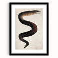 Abstract Grunge Art - Vintage Eel Design - Urban Grunge Canvas Print