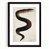 Abstract Grunge Art - Vintage Eel Design - Urban Grunge Canvas Print