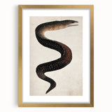 Abstract Grunge Art - Vintage Eel Design - Urban Grunge Canvas Print