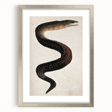 Abstract Grunge Art - Vintage Eel Design - Urban Grunge Canvas Print