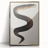 Abstract Grunge Art - Vintage Eel Design - Urban Grunge Canvas Print