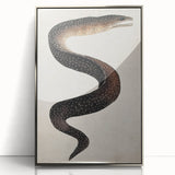 Abstract Grunge Art - Vintage Eel Design - Urban Grunge Canvas Print