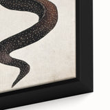 Abstract Grunge Art - Vintage Eel Design - Urban Grunge Canvas Print