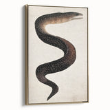 Abstract Grunge Art - Vintage Eel Design - Urban Grunge Canvas Print