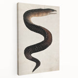 Abstract Grunge Art - Vintage Eel Design - Urban Grunge Canvas Print