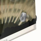 Grunge Wall Art - Abstract Aurora Borealis Canvas Print - Urban Decor