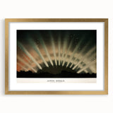 Grunge Wall Art - Abstract Aurora Borealis Canvas Print - Urban Decor