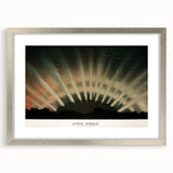 Grunge Wall Art - Abstract Aurora Borealis Canvas Print - Urban Decor