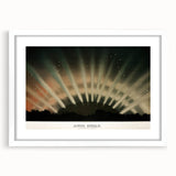 Grunge Wall Art - Abstract Aurora Borealis Canvas Print - Urban Decor