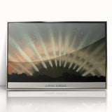 Grunge Wall Art - Abstract Aurora Borealis Canvas Print - Urban Decor