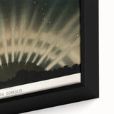 Grunge Wall Art - Abstract Aurora Borealis Canvas Print - Urban Decor