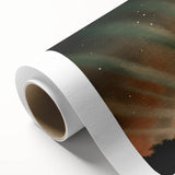 Grunge Wall Art - Abstract Aurora Borealis Canvas Print - Urban Decor