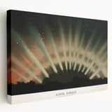 Grunge Wall Art - Abstract Aurora Borealis Canvas Print - Urban Decor