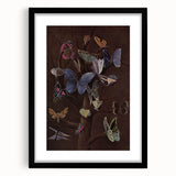 Abstract Grunge Butterfly Canvas - Edgy and Distressed Wall Art Print