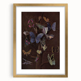 Abstract Grunge Butterfly Canvas - Edgy and Distressed Wall Art Print