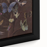 Abstract Grunge Butterfly Canvas - Edgy and Distressed Wall Art Print