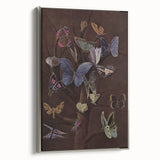 Abstract Grunge Butterfly Canvas - Edgy and Distressed Wall Art Print