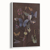 Abstract Grunge Butterfly Canvas - Edgy and Distressed Wall Art Print