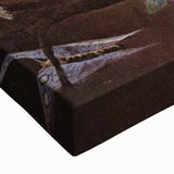 Abstract Grunge Butterfly Canvas - Edgy and Distressed Wall Art Print