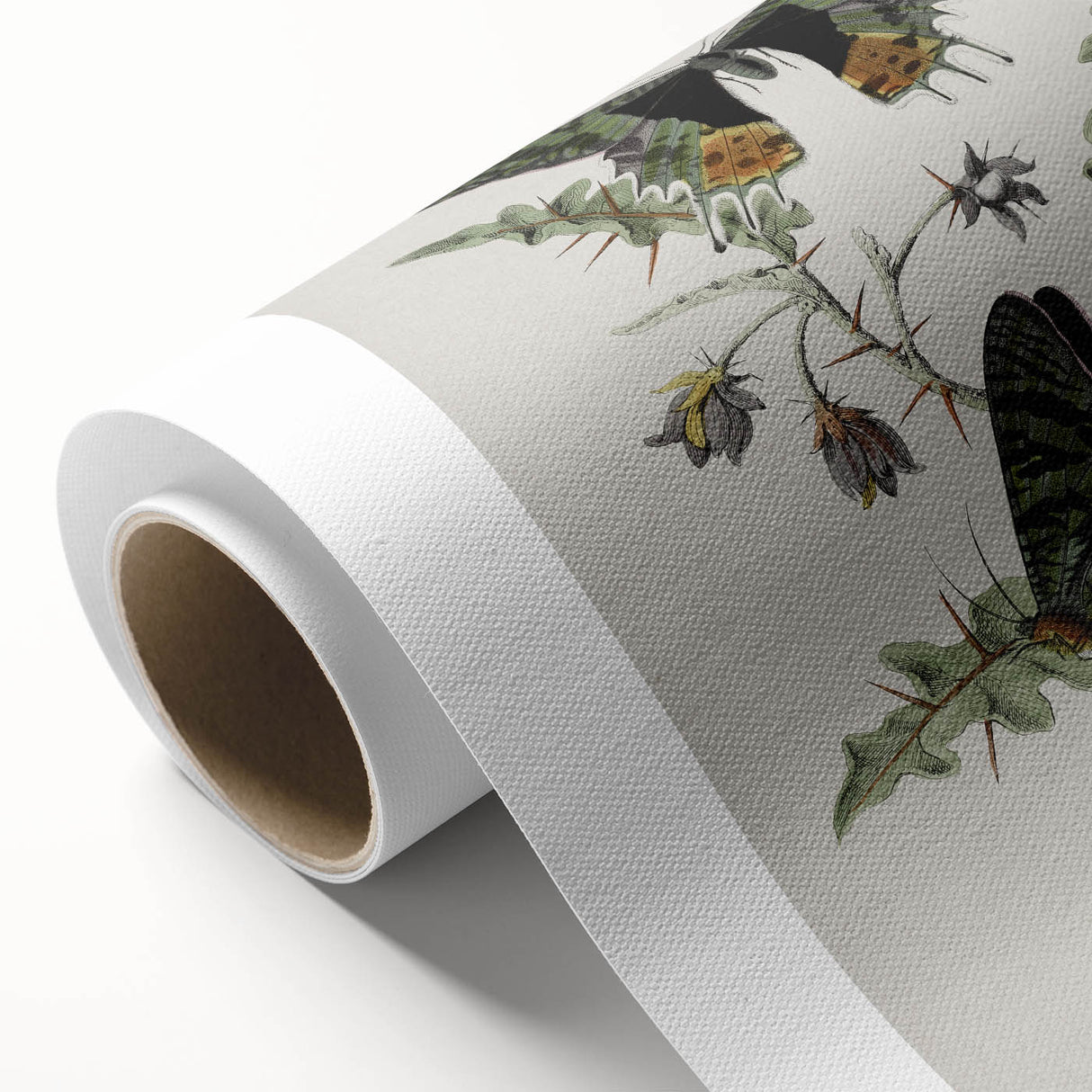 Grunge Aesthetic Art: Vintage Butterfly Illustration Grunge Wall Art