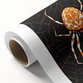 Grunge Spider and Web Art - Distressed Dark Insect Illustration Print