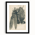 Vintage Grunge Insect Anatomy Print - Detailed Scientific Wall Art