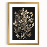 Abstract Grunge Butterfly Wall Art - Urban Grunge Aesthetic Canvas Print