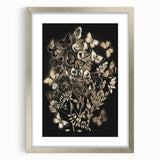 Abstract Grunge Butterfly Wall Art - Urban Grunge Aesthetic Canvas Print