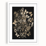 Abstract Grunge Butterfly Wall Art - Urban Grunge Aesthetic Canvas Print