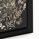 Abstract Grunge Butterfly Wall Art - Urban Grunge Aesthetic Canvas Print