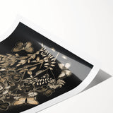 Abstract Grunge Butterfly Wall Art - Urban Grunge Aesthetic Canvas Print