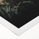 Abstract Grunge Tiger Wall Art - Dark Urban Grunge Canvas Print Decor