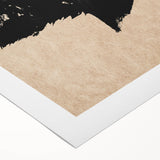 Grunge Crow Wall Art - Distressed Black Ink Print for Edgy Decor