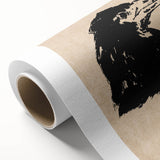 Grunge Crow Wall Art - Distressed Black Ink Print for Edgy Decor