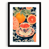 Maximalist Wall Art – Bold and Vibrant Fruit Still Life for Eclectic Decor