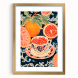 Maximalist Wall Art – Bold and Vibrant Fruit Still Life for Eclectic Decor