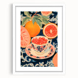 Maximalist Wall Art – Bold and Vibrant Fruit Still Life for Eclectic Decor